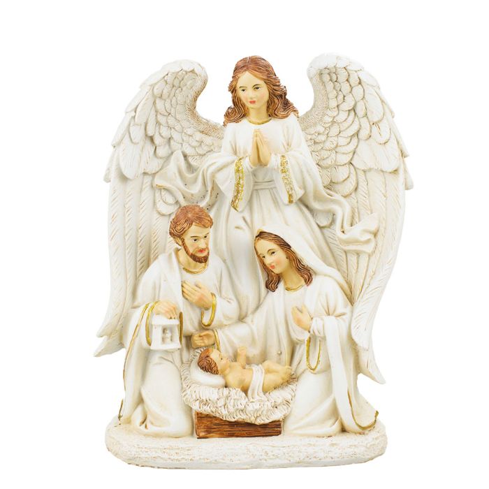 Presépio Anjo Da Guarda Branco 24.5 CM