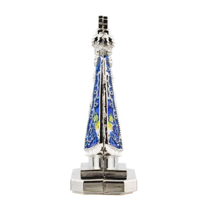 Nossa Senhora Aparecida De Metal Uso Carro 8.5 CM - Imagem 3