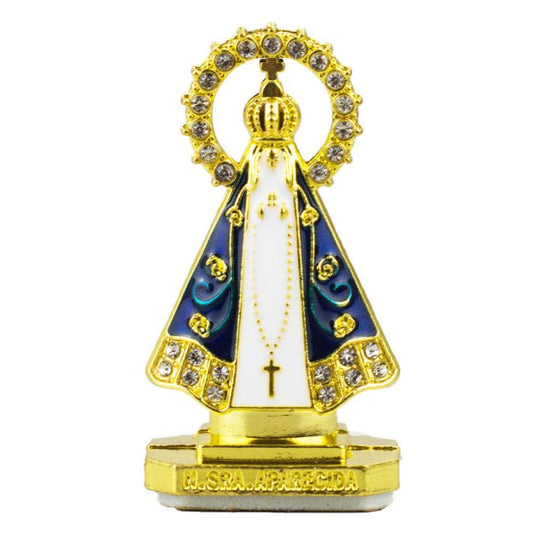 Nossa Senhora Aparecida Prateada Uso Carro 5.5 CM