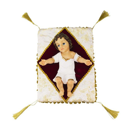 Menino Jesus Na Manjedoura 28 CM