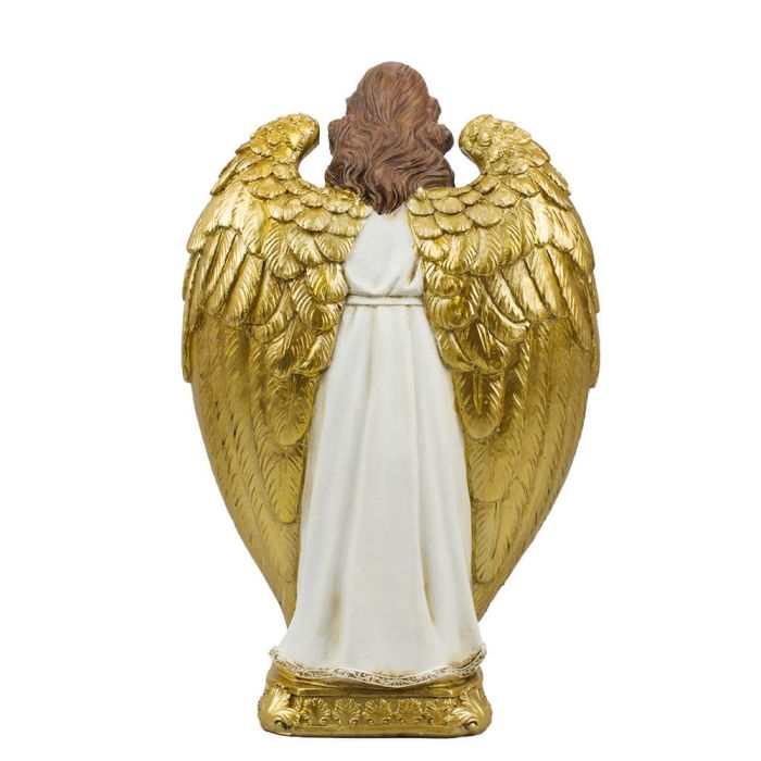 Presépio Sagrada Família Envolto Anjo da Guarda 22,5 CM - Imagem 3