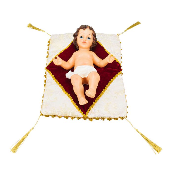 Menino Jesus Na Manjedoura 31 CM