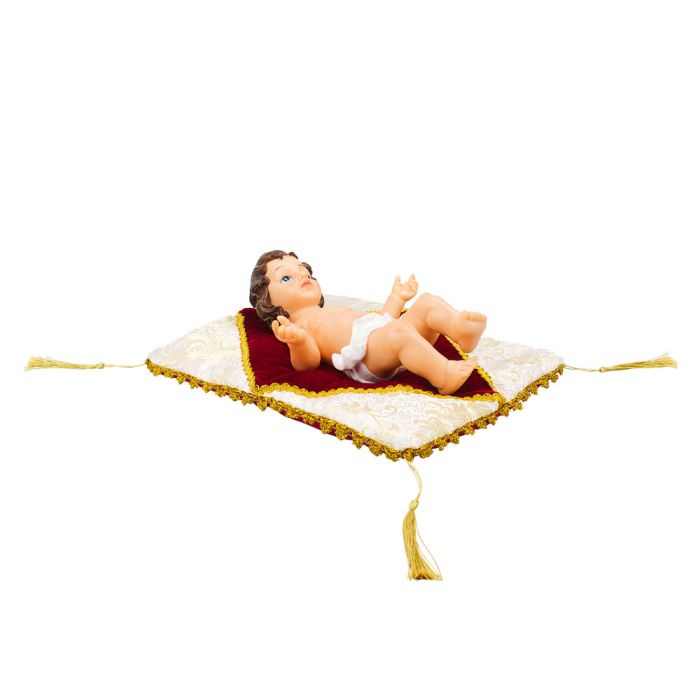 Menino Jesus Na Manjedoura 31 CM - Imagem 2