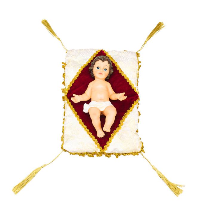 Menino Jesus Na Manjedoura 19 CM