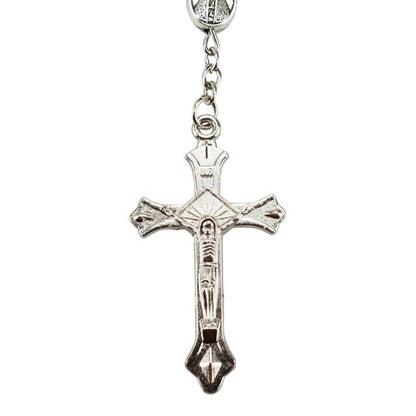Pulseira Terço Metal Nossa Senhora Aparecida 18 CM - Imagem 2