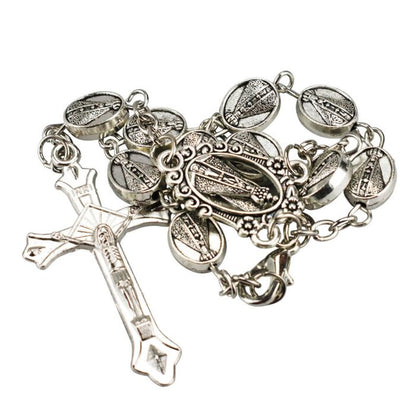 Pulseira Terço Metal Nossa Senhora Aparecida 18 CM - Imagem 4