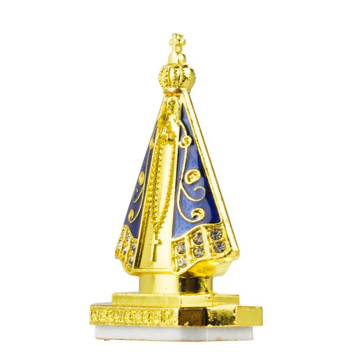 Nossa Senhora Aparecida Metal Uso Carro 5 CM - Imagem 2