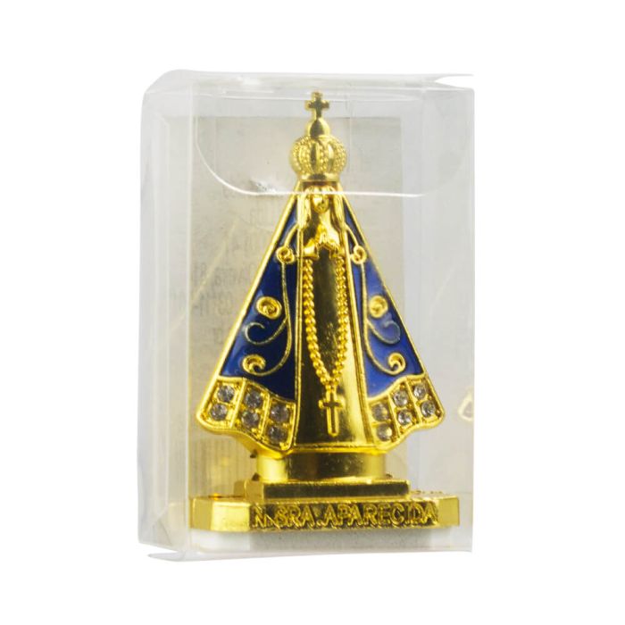 Nossa Senhora Aparecida Metal Uso Carro 5 CM - Imagem 3