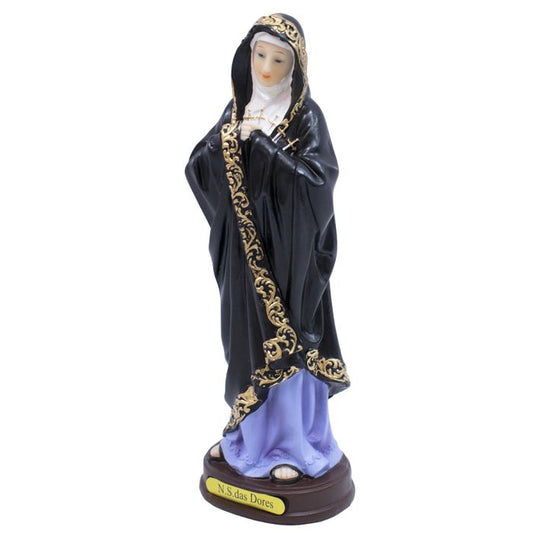 Nossa Senhora Das Dores 20 CM Em Resina - Imagem 2