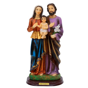 Imagem Sagrada Família 31,5 CM - Escultura em Resina