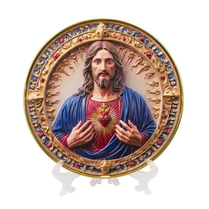 Quadro Sagrado Coração De Jesus 21 CM