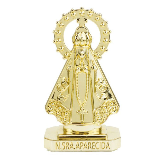 Nossa Senhora Aparecida Dourado Uso Carro 10 CM