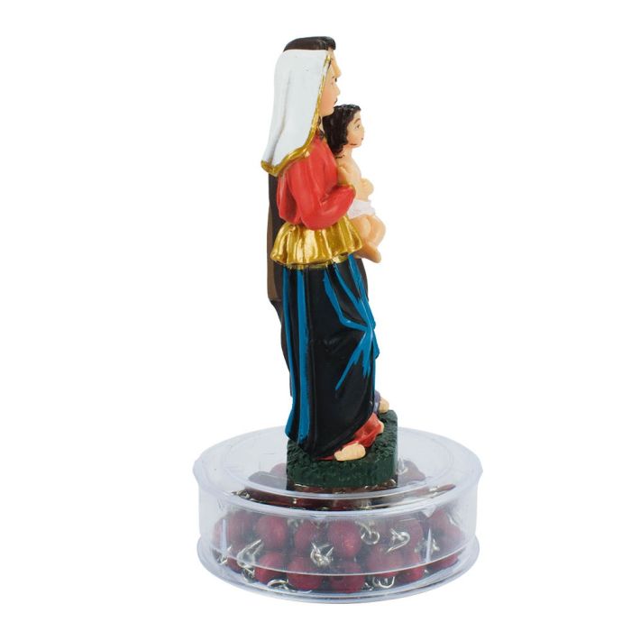 Sagrada Família Com Terço 9.5 CM - Imagem 2