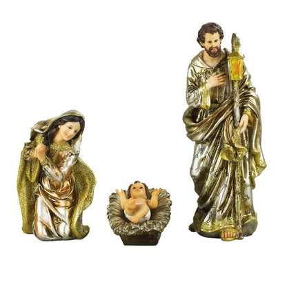 Presépio Trajes Dourados 11 Peças 29 CM - Imagem 2