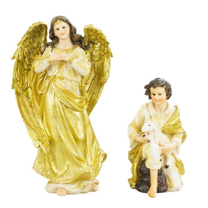 Presépio Trajes Dourados 11 Peças 29 CM - Imagem 3